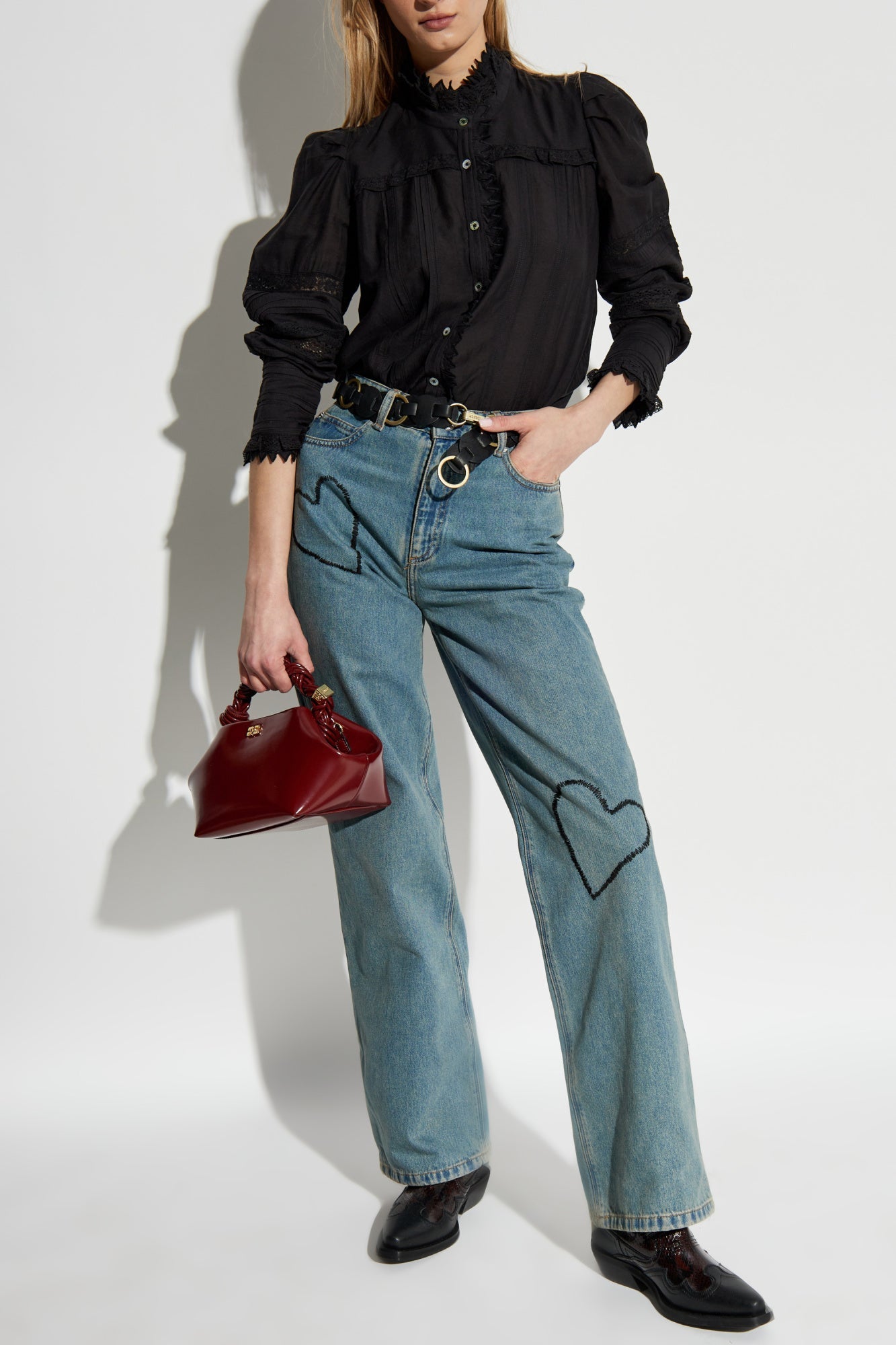 Zadig&Voltaire - Панталони - Elio Hearts Jeans - Love|Labels