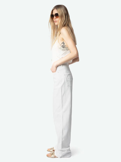 Zadig&Voltaire - Панталони - Elio White Jeans - Love|Labels