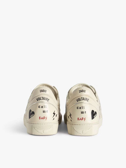 Zadig&Voltaire - Обувки - Fly On Love Tag Trainers - Love|Labels