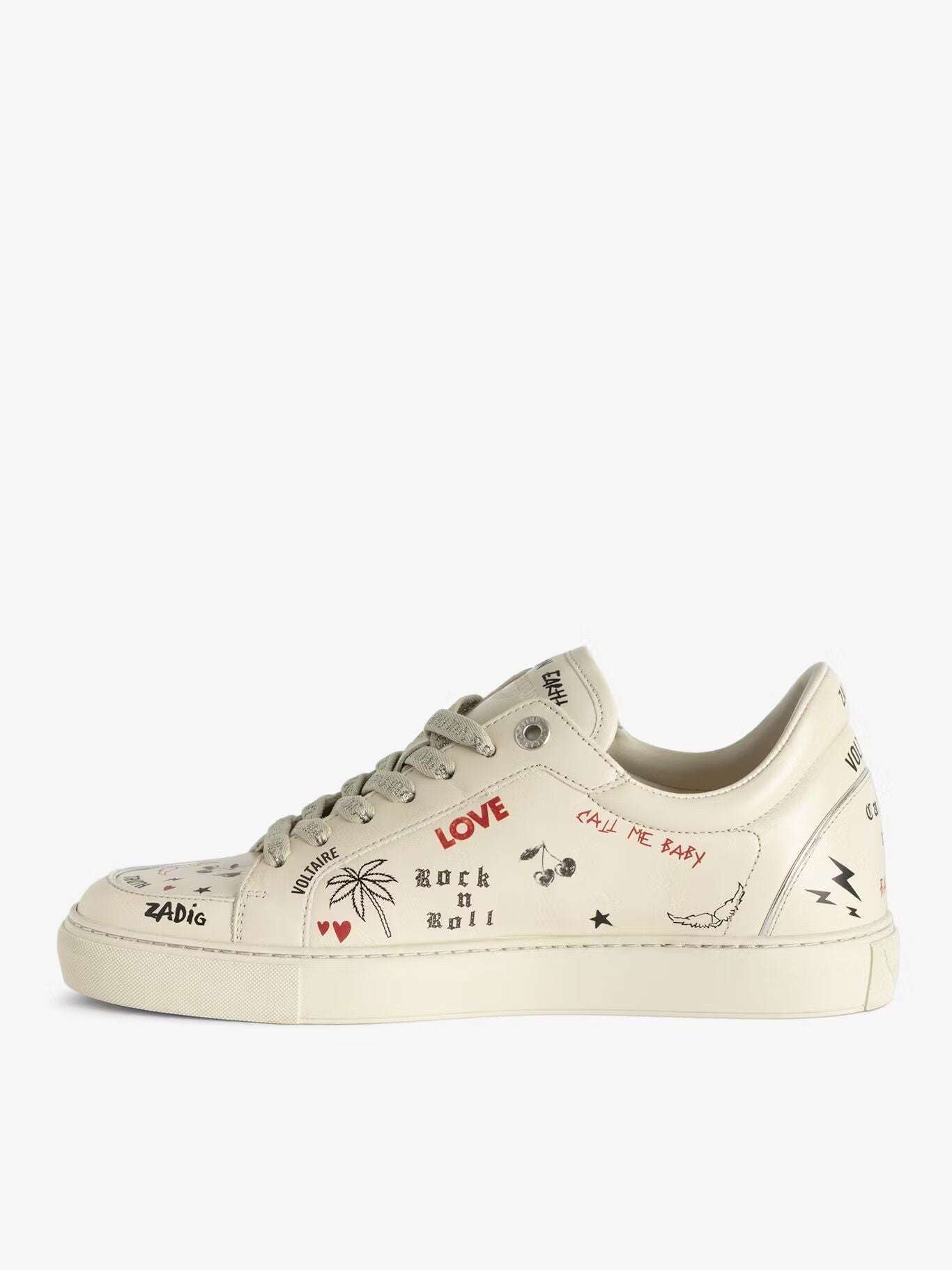Zadig&Voltaire - Обувки - Fly On Love Tag Trainers - Love|Labels