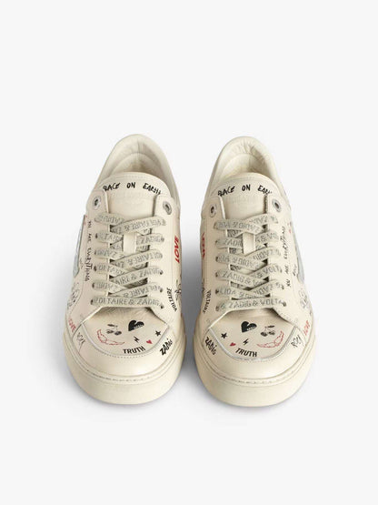Zadig&Voltaire - Обувки - Fly On Love Tag Trainers - Love|Labels