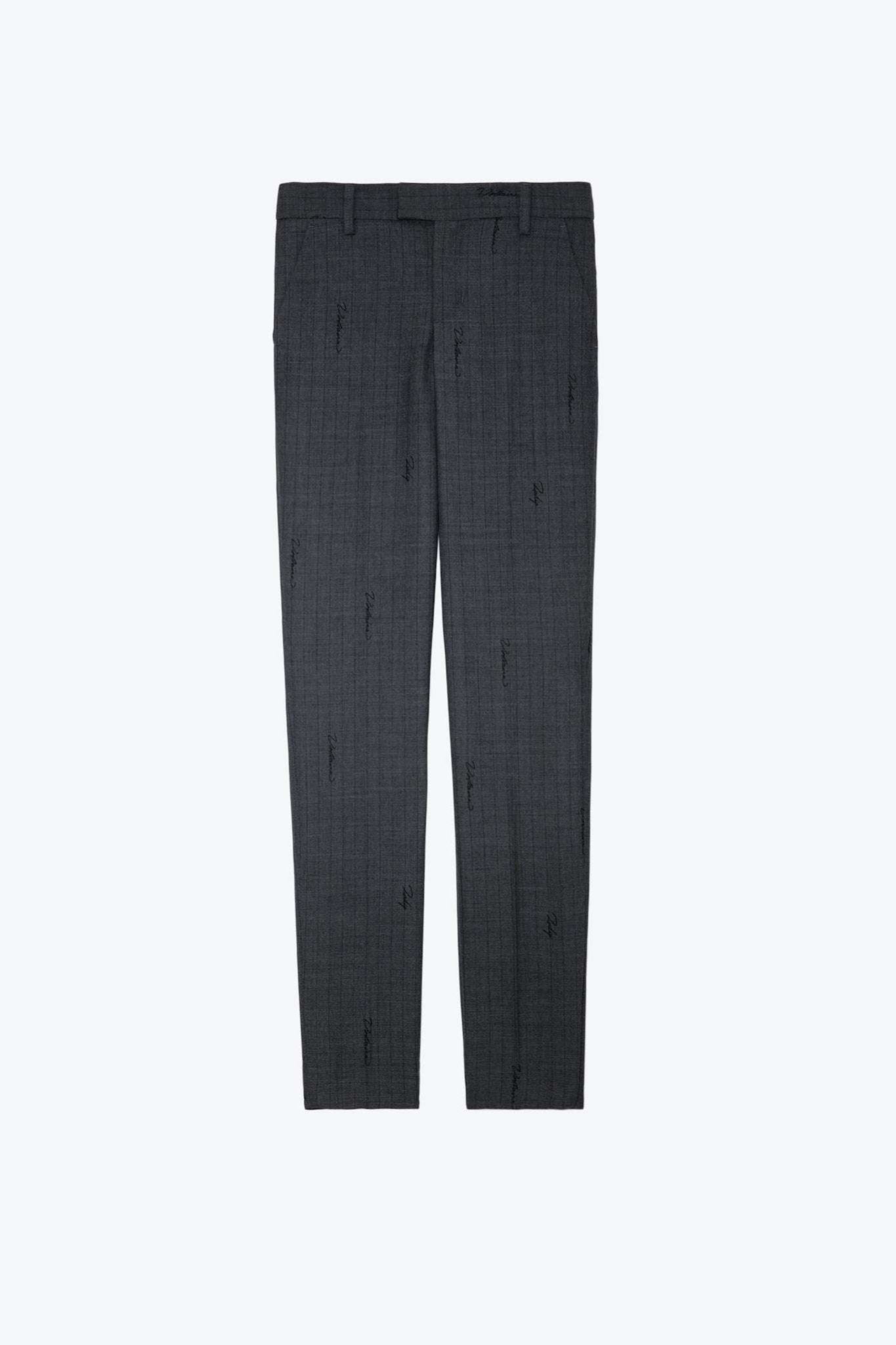 Zadig&Voltaire - Панталони - Grey Pants Prune - Love|Labels