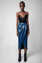 Zadig&Voltaire - Поли - Jamelia Sequins Leo Skirt - Love|Labels