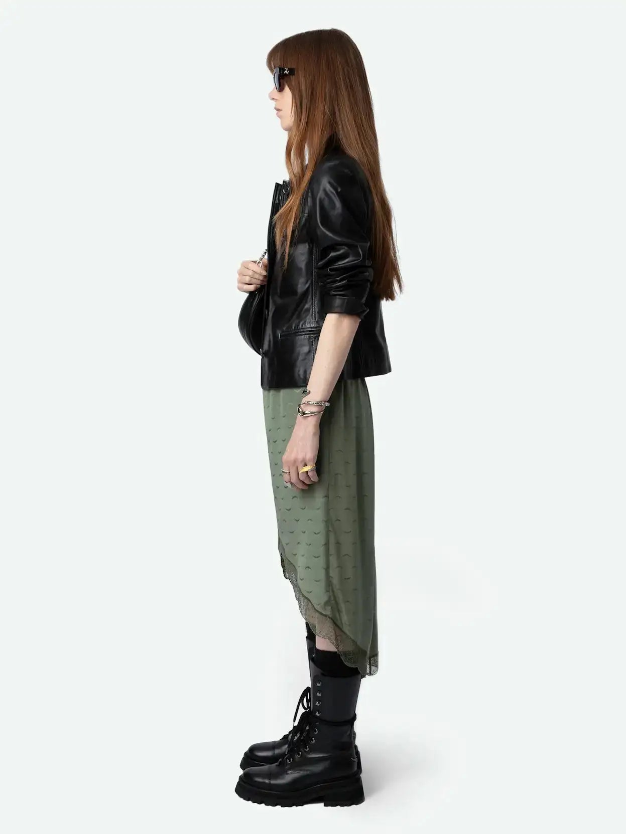Zadig&Voltaire - Поли - Jeudie Silk Wings Skirt - Love|Labels
