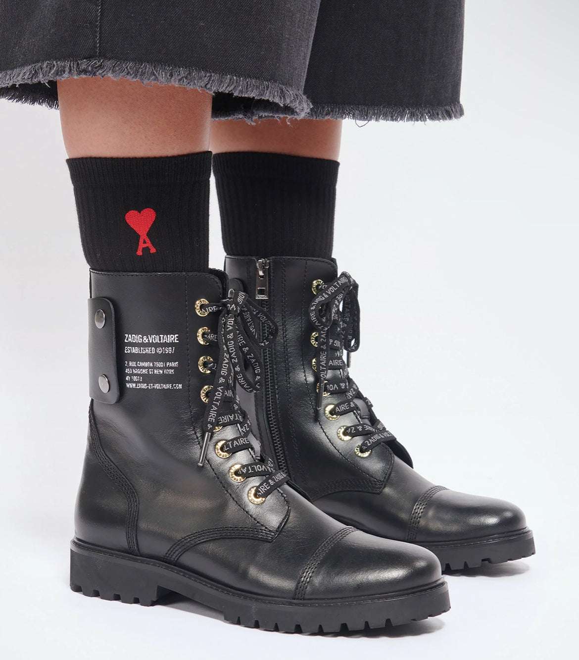 Zadig&Voltaire - Обувки - Joe Ankle Boots - Love|Labels