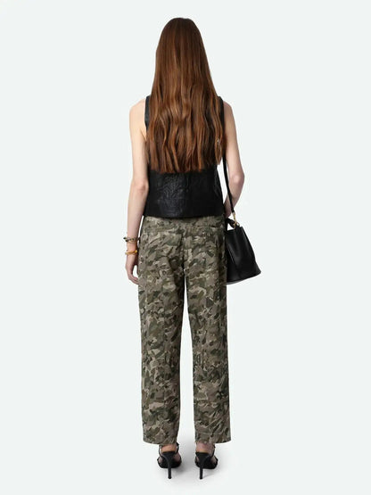 Zadig&Voltaire - Панталони - Khaki Pilote Trousers - Love|Labels