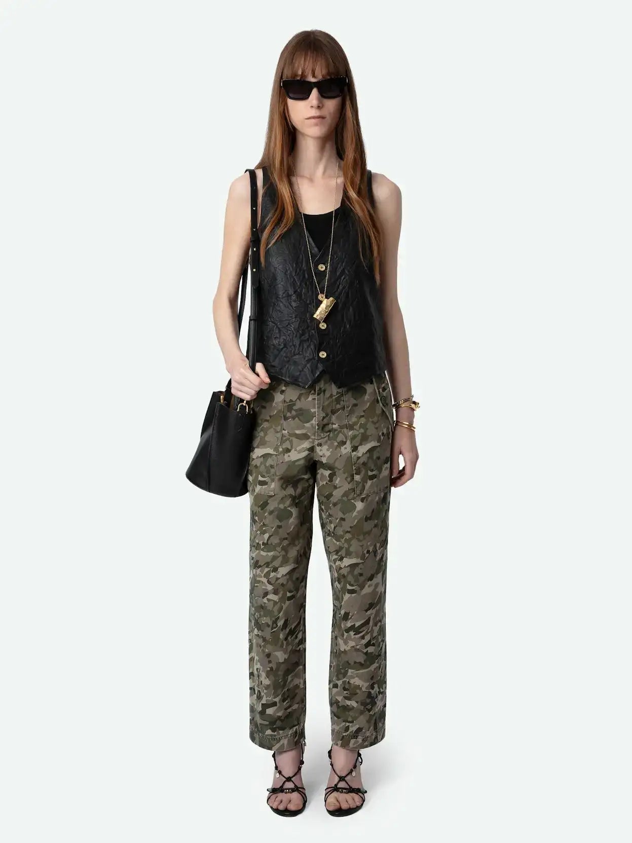 Zadig&Voltaire - Панталони - Khaki Pilote Trousers - Love|Labels