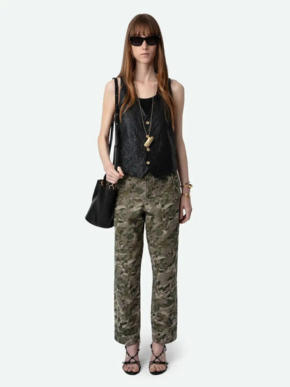 Zadig&Voltaire - Панталони - Khaki Pilote Trousers - Love|Labels