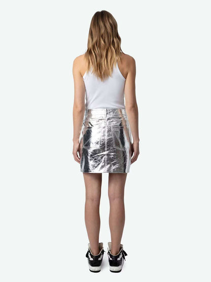 Zadig&Voltaire - Поли - Leather John Skirt - Love|Labels
