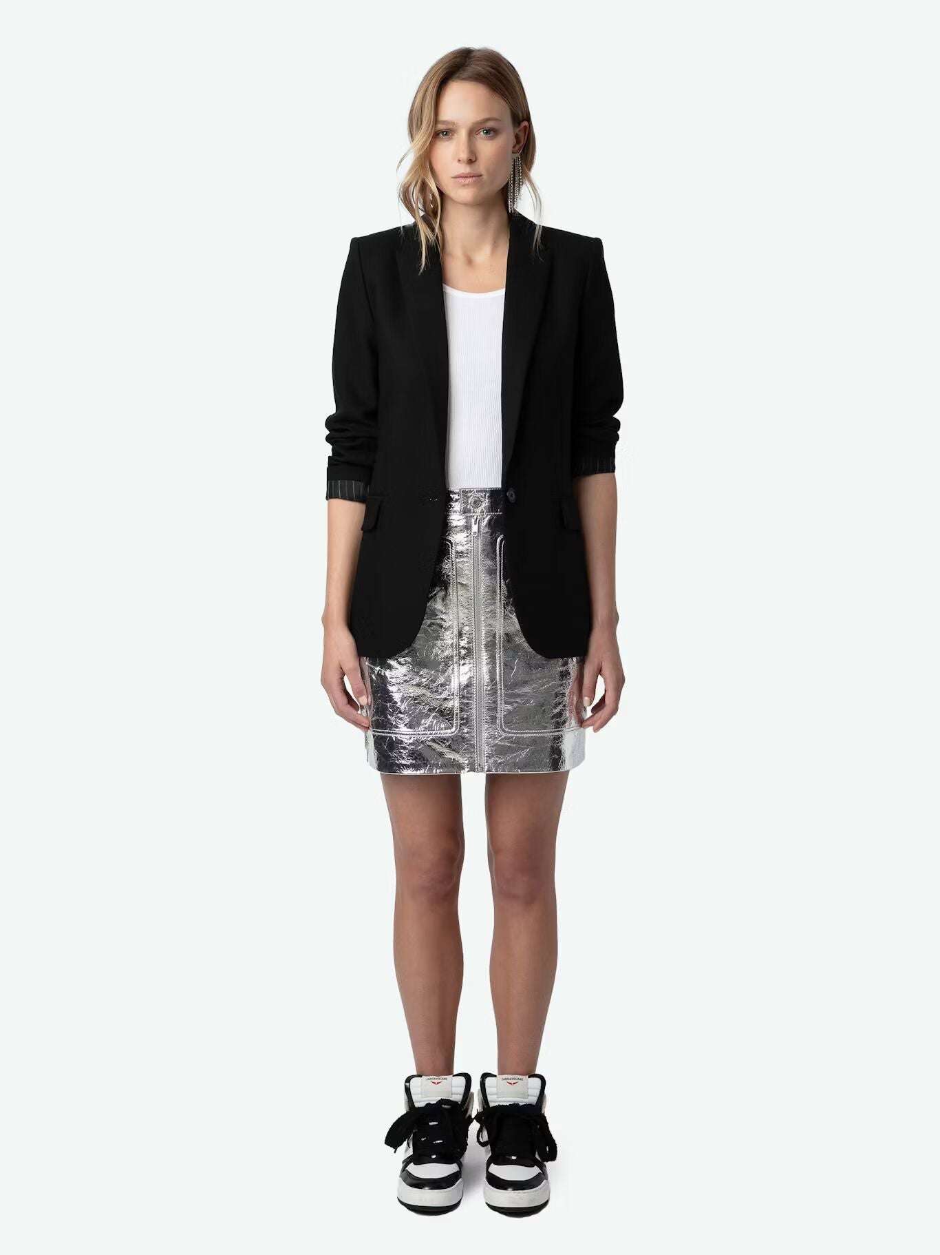 Zadig&Voltaire - Поли - Leather John Skirt - Love|Labels