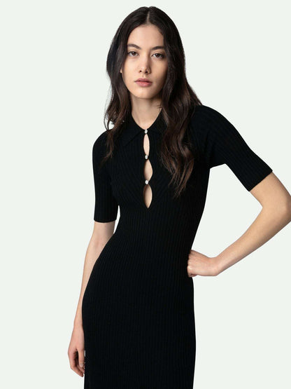 Zadig&Voltaire - Рокли - Lysa Black Dress - Love|Labels