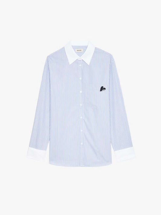 Zadig&Voltaire - Ризи - Morning Blue Shirt - Love|Labels