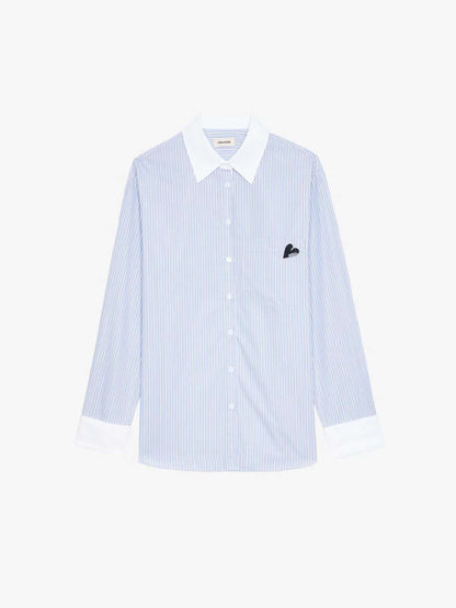 Zadig&Voltaire - Ризи - Morning Blue Shirt - Love|Labels