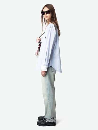 Zadig&Voltaire - Ризи - Morning Blue Shirt - Love|Labels