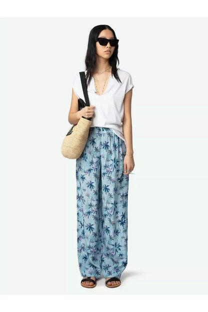 Zadig&Voltaire - Панталони - Palms Silk Pants - Love|Labels