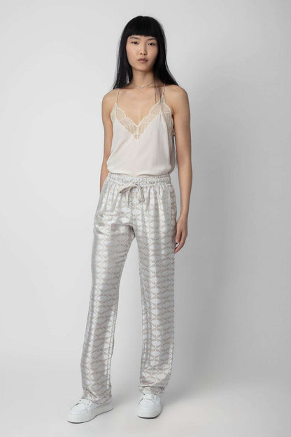 Zadig&Voltaire - Панталони - Pomy Jacquard Pants - Love|Labels