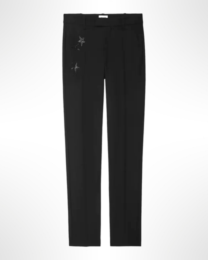 Zadig&Voltaire - Панталони - Prune Strass Star Trousers - Love|Labels
