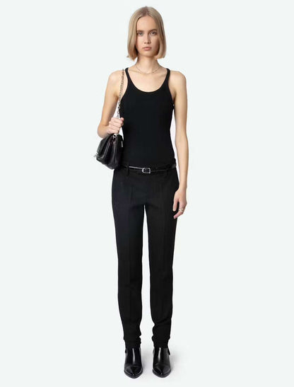 Zadig&Voltaire - Панталони - Prune Strass Star Trousers - Love|Labels