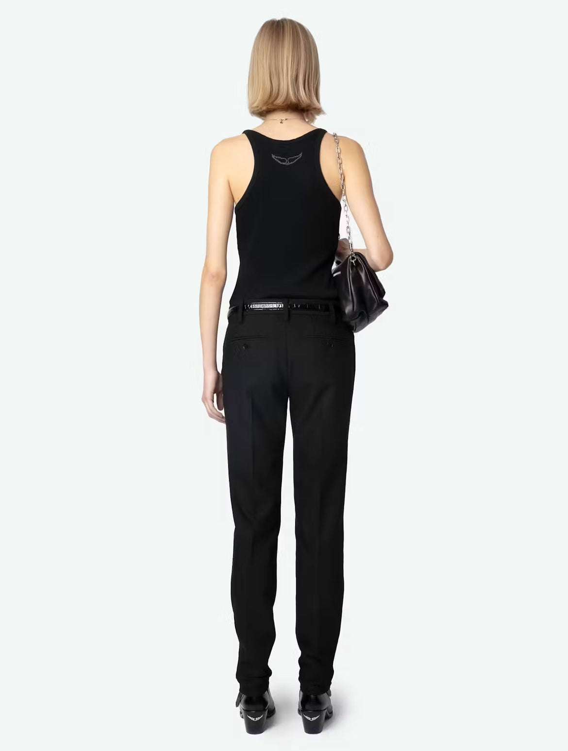 Zadig&Voltaire - Панталони - Prune Strass Star Trousers - Love|Labels