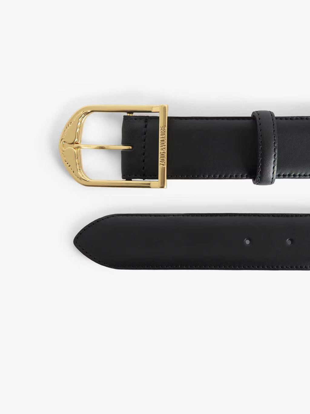 Zadig&Voltaire - Аксесоари - Други - Raise Leather Belt - Love|Labels