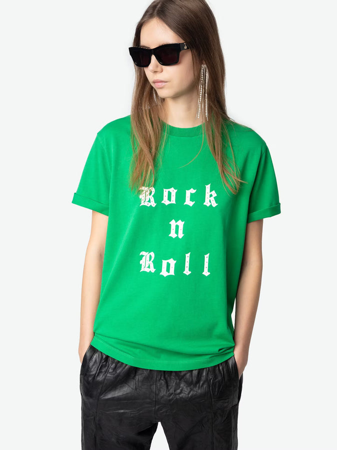 Zadig&Voltaire - Тениски - Rock N Roll Green T-Shirt - Love|Labels