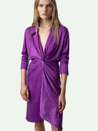 Zadig&Voltaire - Рокли - Rozo Satin Dress - Love|Labels