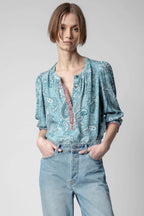 Zadig&Voltaire - Ризи - Teak Blue Blouse - Love|Labels