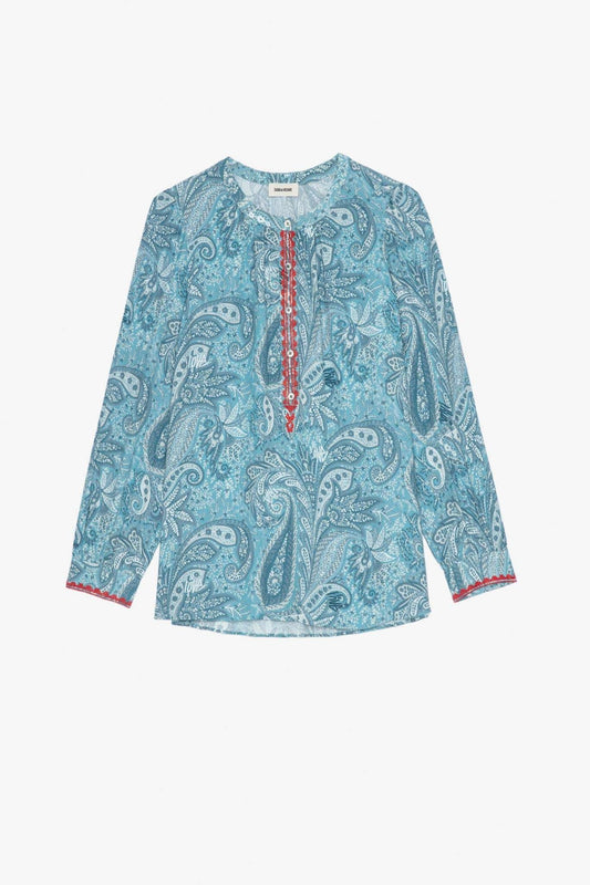 Zadig&Voltaire - Ризи - Teak Blue Blouse - Love|Labels