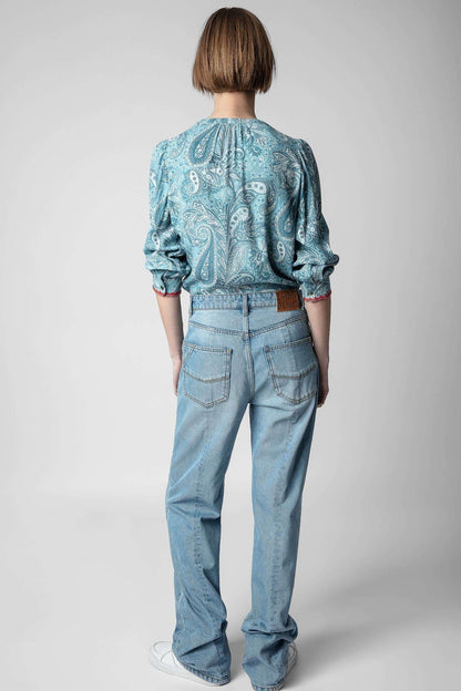 Zadig&Voltaire - Ризи - Teak Blue Blouse - Love|Labels