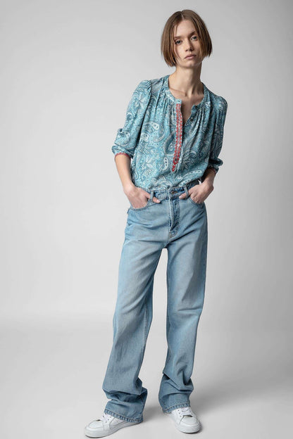 Zadig&Voltaire - Ризи - Teak Blue Blouse - Love|Labels