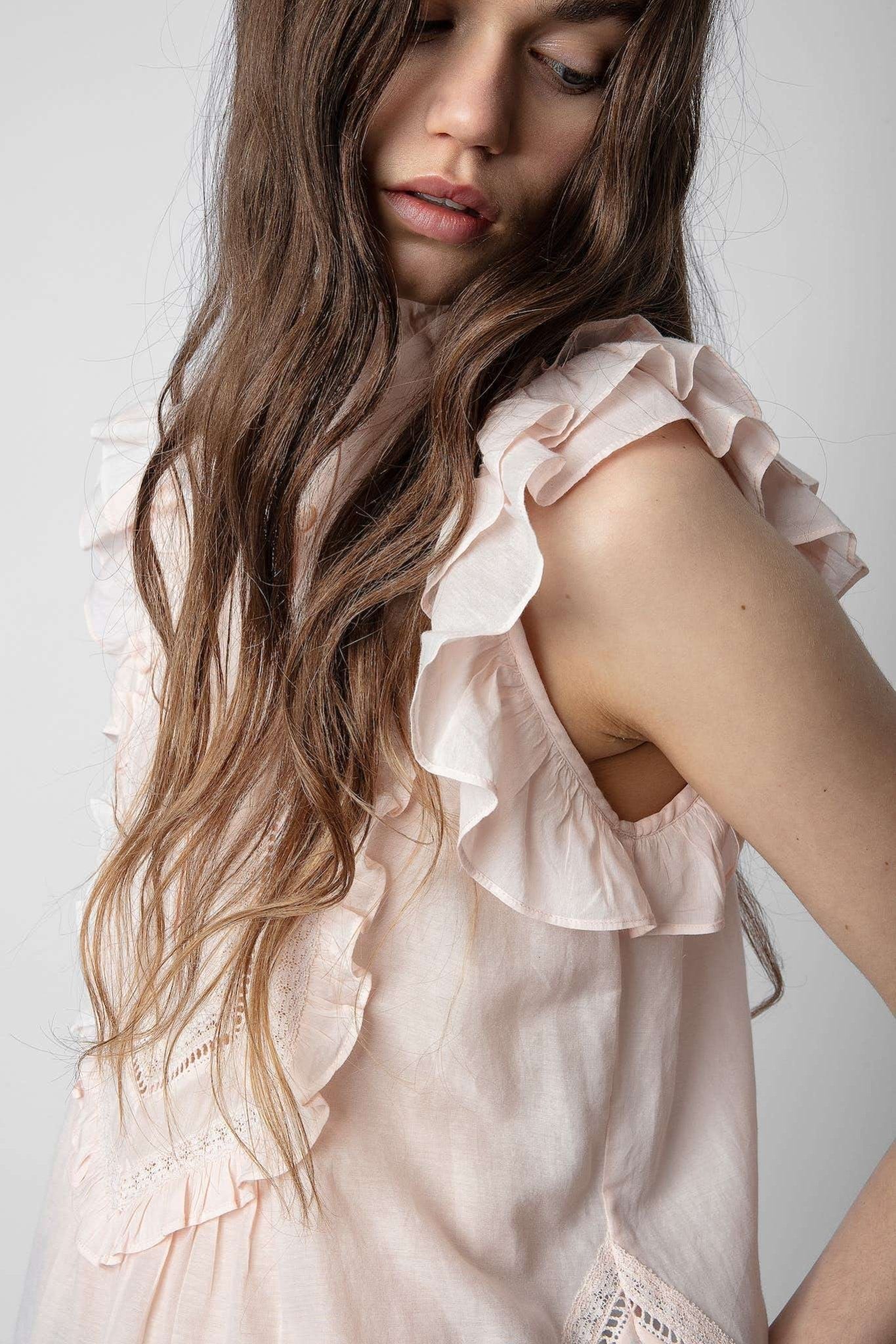 Zadig&Voltaire - Ризи - Top Tama Nude - Love|Labels