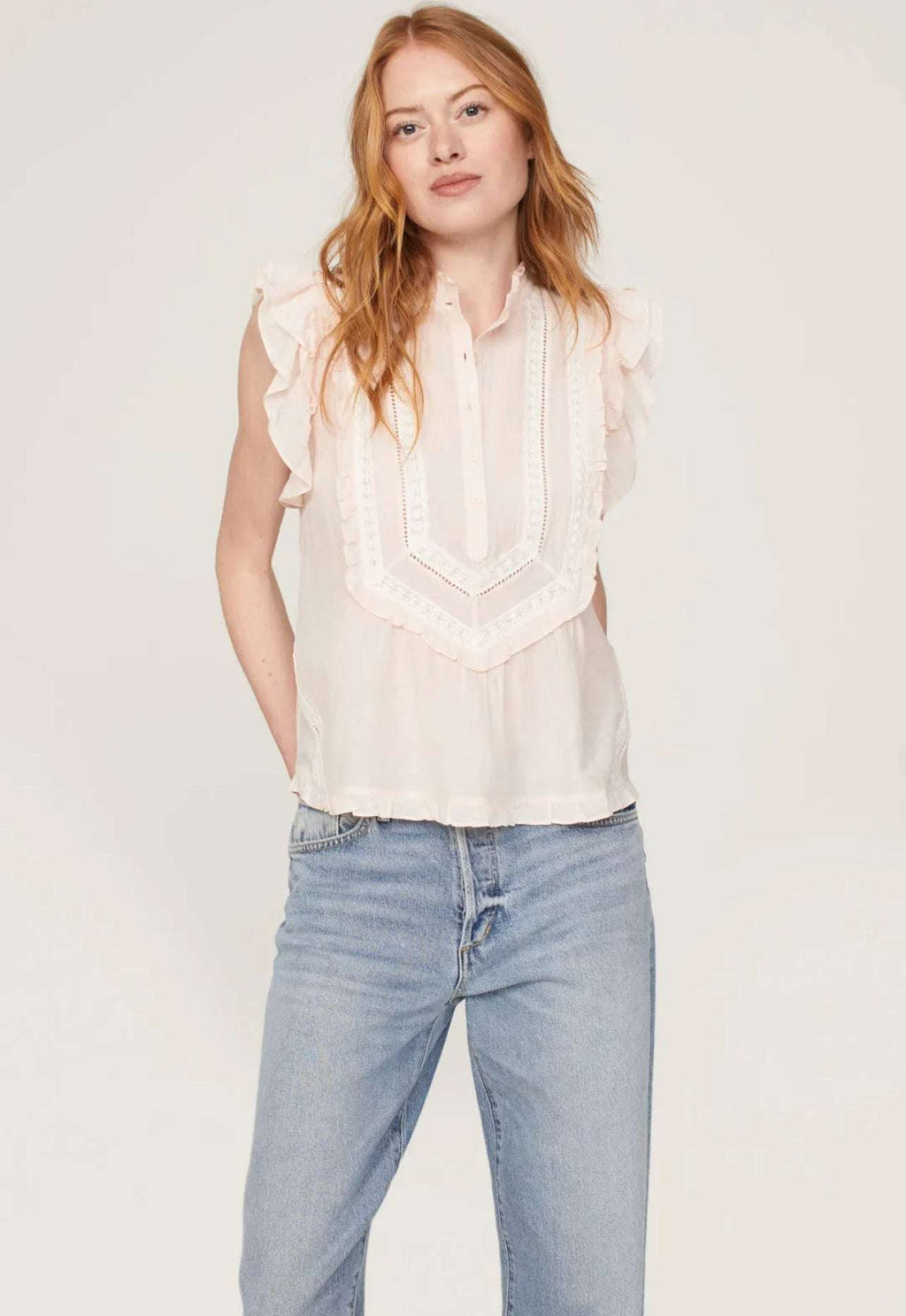 Zadig&Voltaire - Ризи - Top Tama Nude - Love|Labels