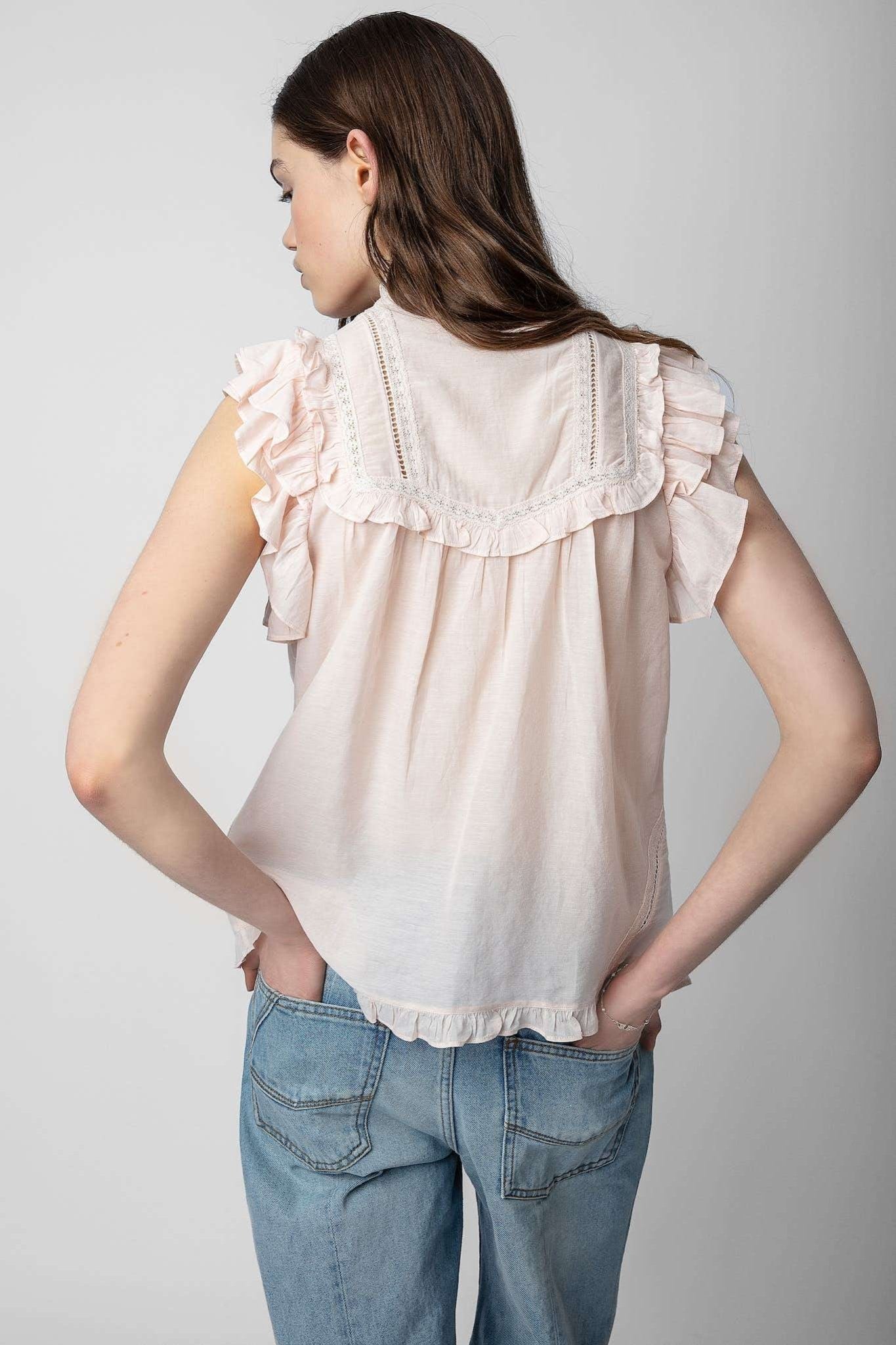 Zadig&Voltaire - Ризи - Top Tama Nude - Love|Labels