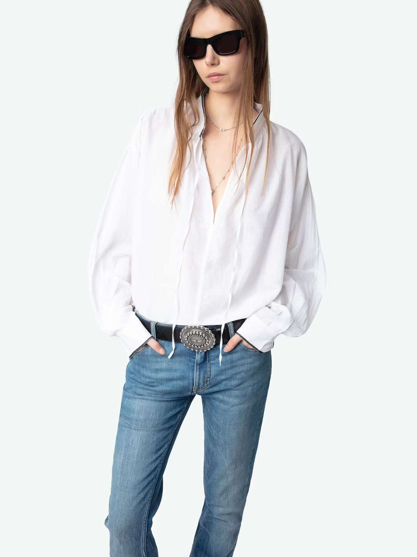 Zadig&Voltaire - Блузи - Troene White Blouse - Love|Labels
