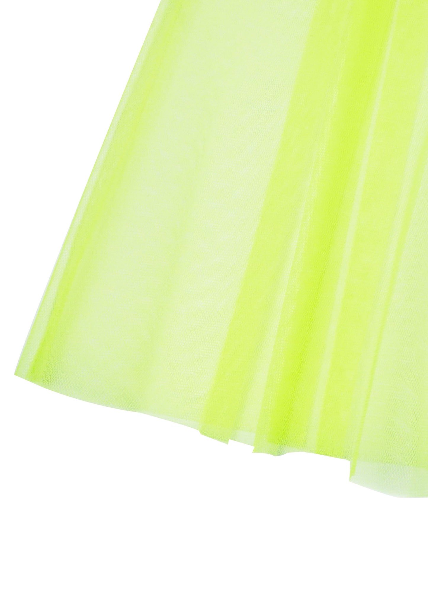 Neon Transperant Tulle Skirt