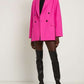Peak-Lapels Double-Breasted Blazer