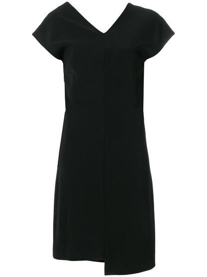 Черна асиметрична рокля 
