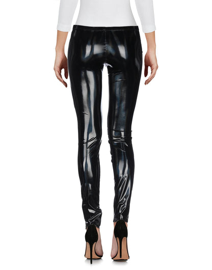 Latex Black Leggings