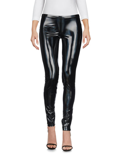 Latex Black Leggings