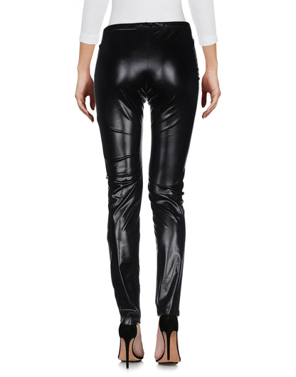 Faux Leather Black Leggings