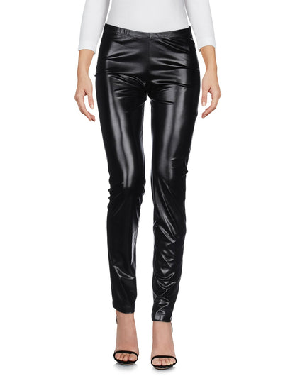 Faux Leather Black Leggings