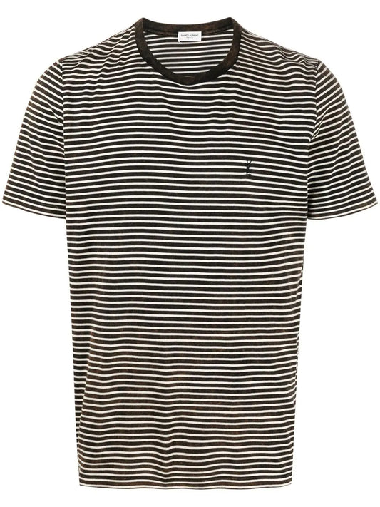 Dégradé Striped T-Shirt Brown