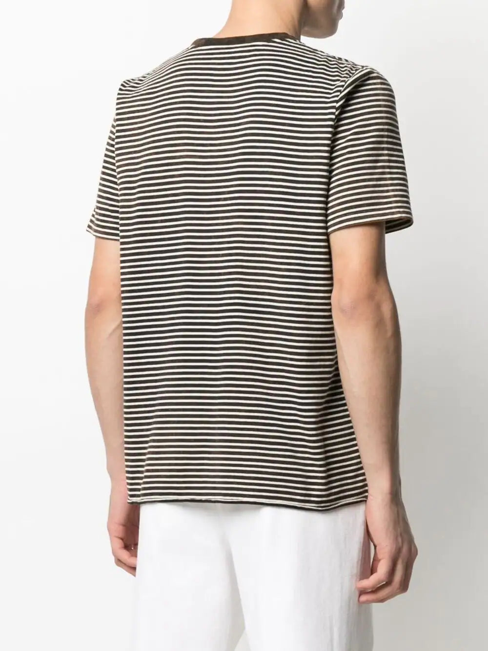 Dégradé Striped T-Shirt Brown
