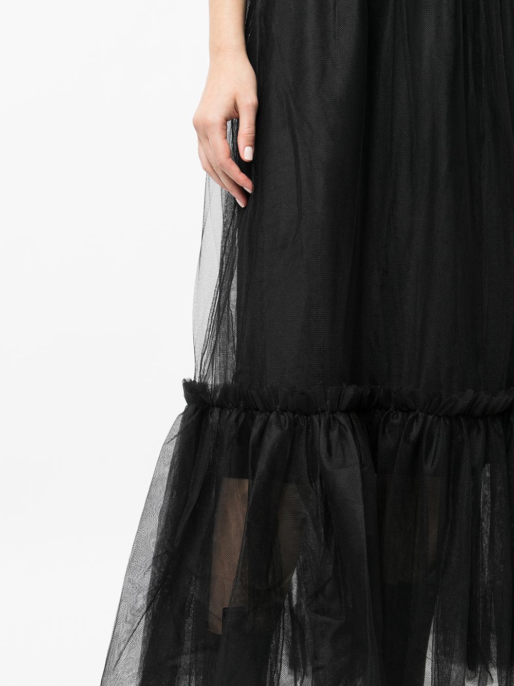 High-Waisted Tulle Skirt