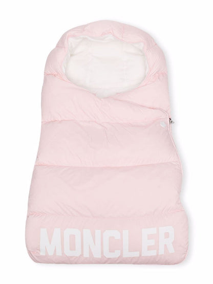 Logo-Print Hooded Sleep Bag