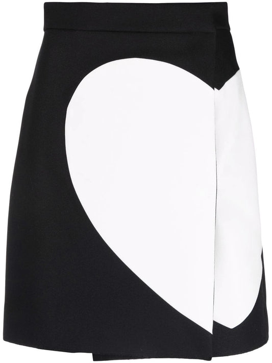 Black Mini Heart Skirt
