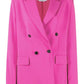 Peak-Lapels Double-Breasted Blazer