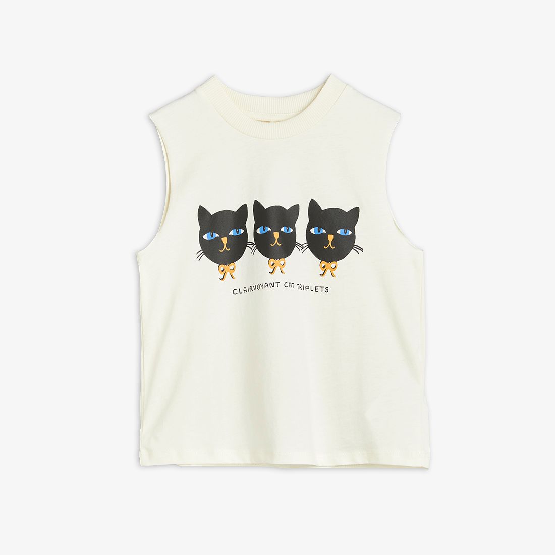 Cat Triplets Tank Top Offwhite