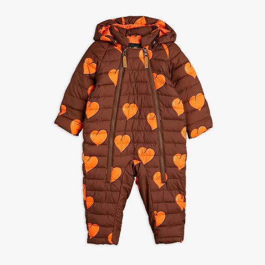 Hearts Padded Baby Overall