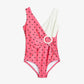 Polka Dot UV Swimsuit Pink